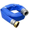 Ft Pvc Discharge Hose Assembly With Coupled Alum Fittings