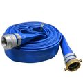 Ft Pvc Discharge Hose Assemblywith Alum Coupled Fittings