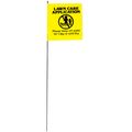 Lawn Care Application Flag Stake