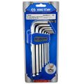 Sr Pc Sae Chrome Long Arm Ball Point Hex Key Set