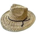 Palm Straw Hat With Out Green Visor