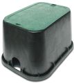 Valve Box Black Green Lid