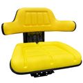 UNIVERSAL TRACTOR SEAT YELLOW, WITH SUSPENSION