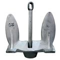 Navy Anchor Silver Painted