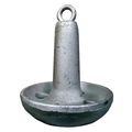 Mushroom Anchor Silver Painted