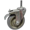 Swivel Post Caster With Brake Post