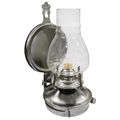 Pewter Oil Lamp Wall Mount