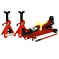 Ton Rolling Jack Stands & Chocks