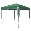 Folding Gazebo Hunter Green Poly