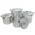 Stainless Steel Pot Set Pc Qt