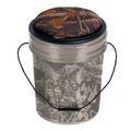 BUCKET WITH SWIVEL TOP CAMOUFLAGE