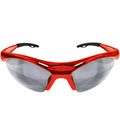 Red Frame Lt Brown Lenses Sunwear