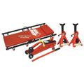 Floor Jack Ton Combo With Stands And Creeper