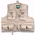 Yrvpkc Large Youth Khaki Pocket Fishing Vest