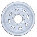 16"X6" 8 ON 6-1/2" WHITE TRAILER RIM 
