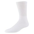 Crew Worksock Welt Top White Size Per Pack