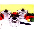 Sauce Pan Set Pc & Qt Ss