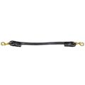 Tie Out Strap Rubber With Brass Snap