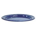 Blue Dinner Plate Plain Rim