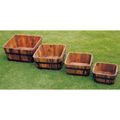 Square Tubs Set Of