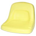 HIGH-BACK STEEL PAN SEAT - YELLOW