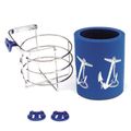 Drink Holder Chrome Plated Brass Foam Insulator