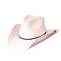 Western Style Hat Canvas Asst Sizes Naturl