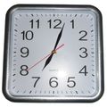 Square Silver Clock