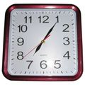 Square Red Clock