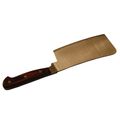 Cleaver Ss Color Wood Single Forged Blade