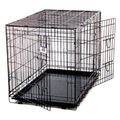 Large Black Pet Lodge Wire Crate