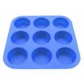 Silicone Blue Cup Muffin Bakeware