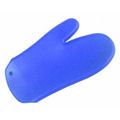SILICONE BLUE FLAT OVEN MITT
