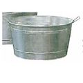 Gt Gal Galvanized Round Wash Tub Silver