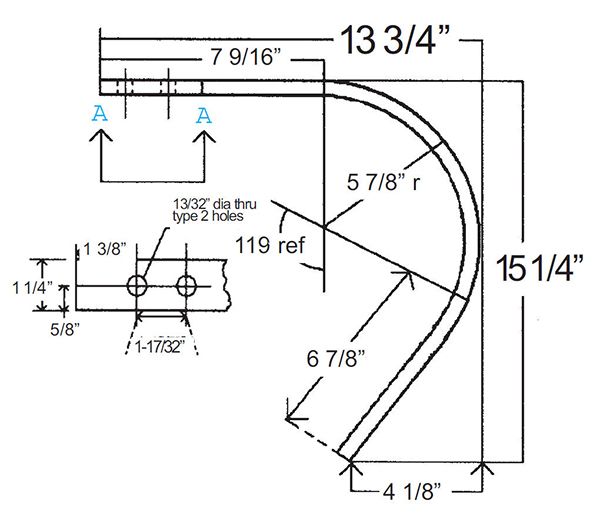 Landscape Rake Tine Dimensions
