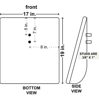Tractor Seat Bolt Pattern