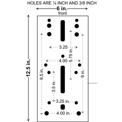 Tractor Seat Bolt Pattern