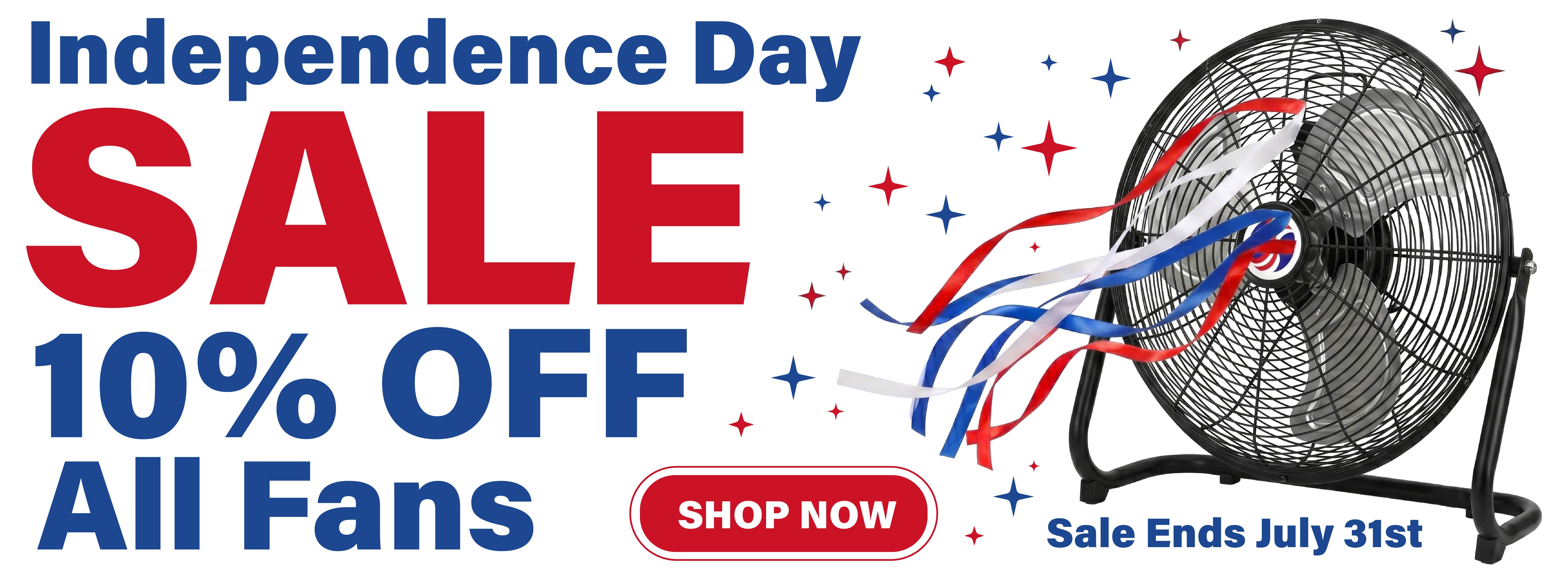 10% OFF Fans