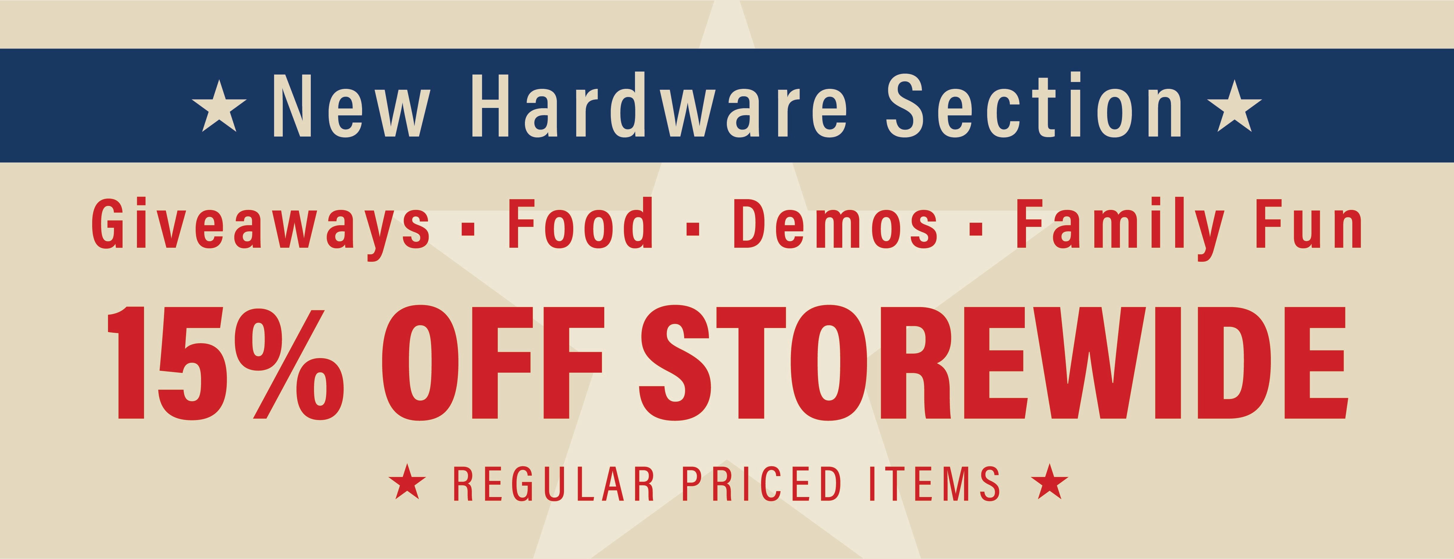 15% Off Storewide