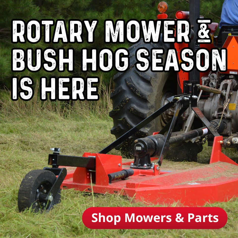 It's Rotary Mower and Bush Hog Season!