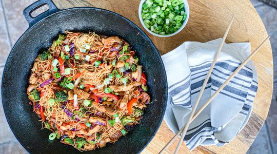 Blog image for Chicken and Vegetable Lo Mein