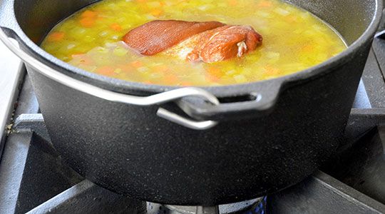 Blog image for Split Pea Soup with Country Ham