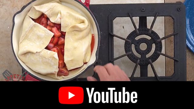 Strawberry Compote Puff Pastry Recipe Video