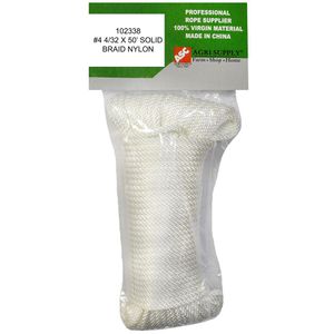 # 4 Solid Braided Nylon Rope, 1/8 In. x 50 Ft.image