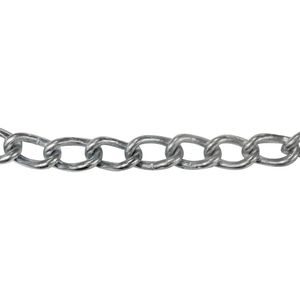 Twist Machine Chain, Galvanzied, Size 1/0image
