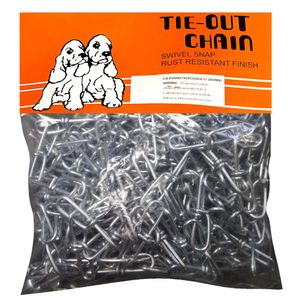 Tie Out Chain, 2/0 x 30 Ft., Galvanziedimage