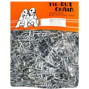 Tie Out Chain, 3/0 x 20 Ft., Galvanizedimage