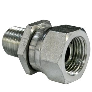 Hydraulic adapter fitting 1/4 female x 3/8 maleimage