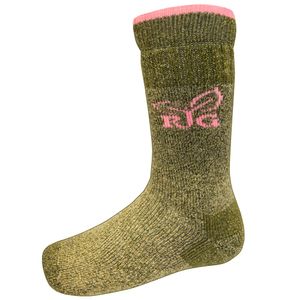Realtree heavy olive wool boot socksimage