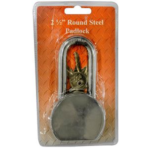 2-1/2 Long Round Steel Padlockimage